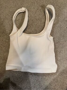 Free people white tank top, xs/s